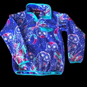 patagonia Owl Fleece Pullover Medium Synchilla